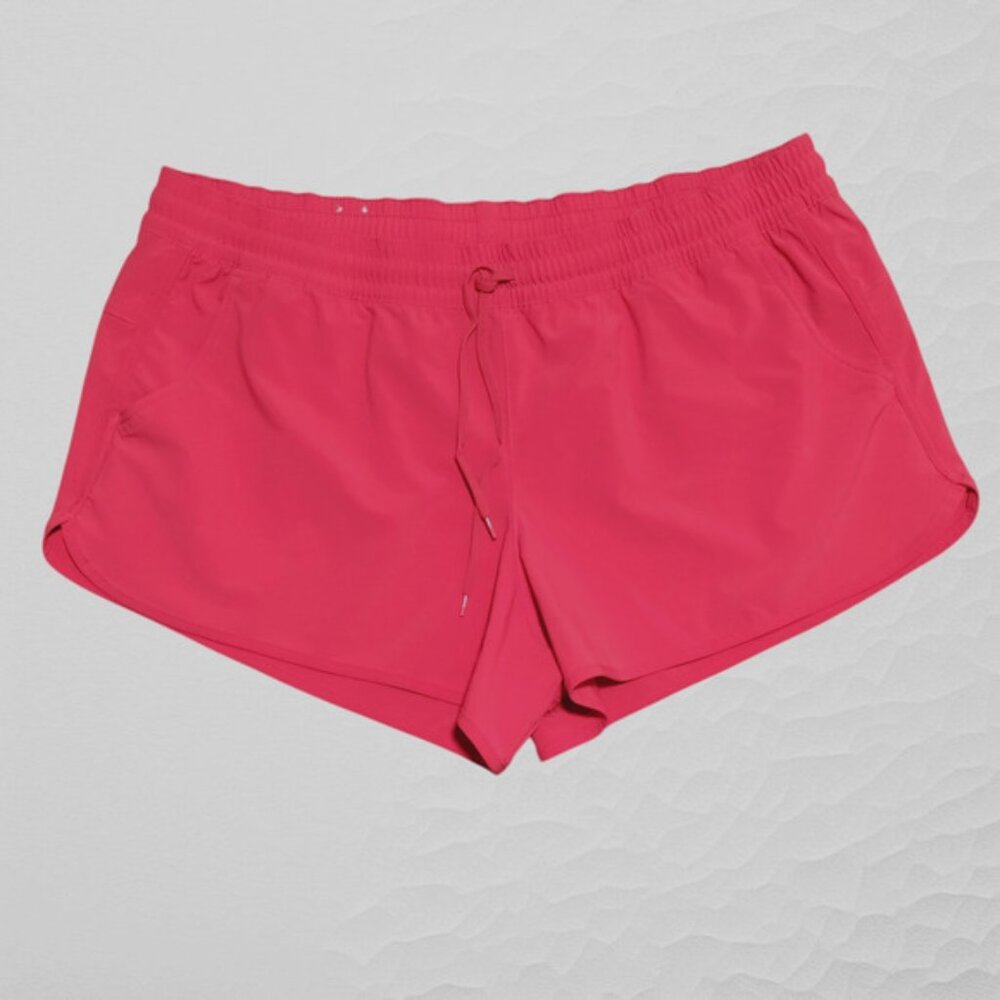Columbia Shorts Women XXL Bogata Bay 3"L Red Stretch Omni-Shade Beach Outdoor